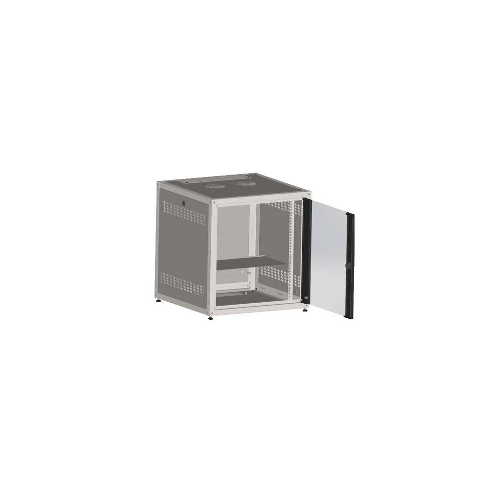 Compre Mini Rack 12Ux600X800 Prof. Com 1 Bandeja Preto Gpmr126080 Em ...